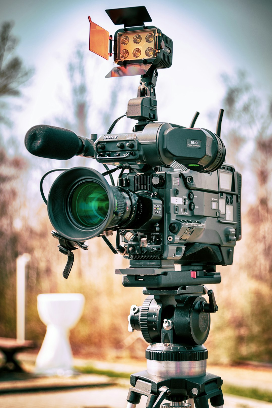 Video camera illustrating Naoko Mori's screen career; not a portrait